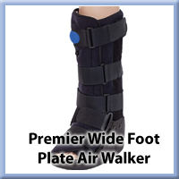 Premier Wide Foot Plate Air Walker